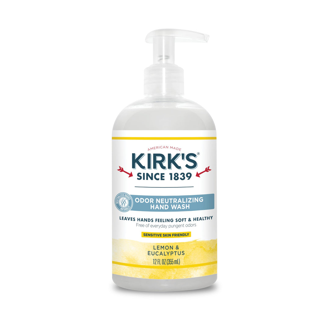 Kirk&#39;S Natural - Odor Neutralizing Hydrating Liquid Hand Soap Lemon &amp; Eucalyptus 181789
