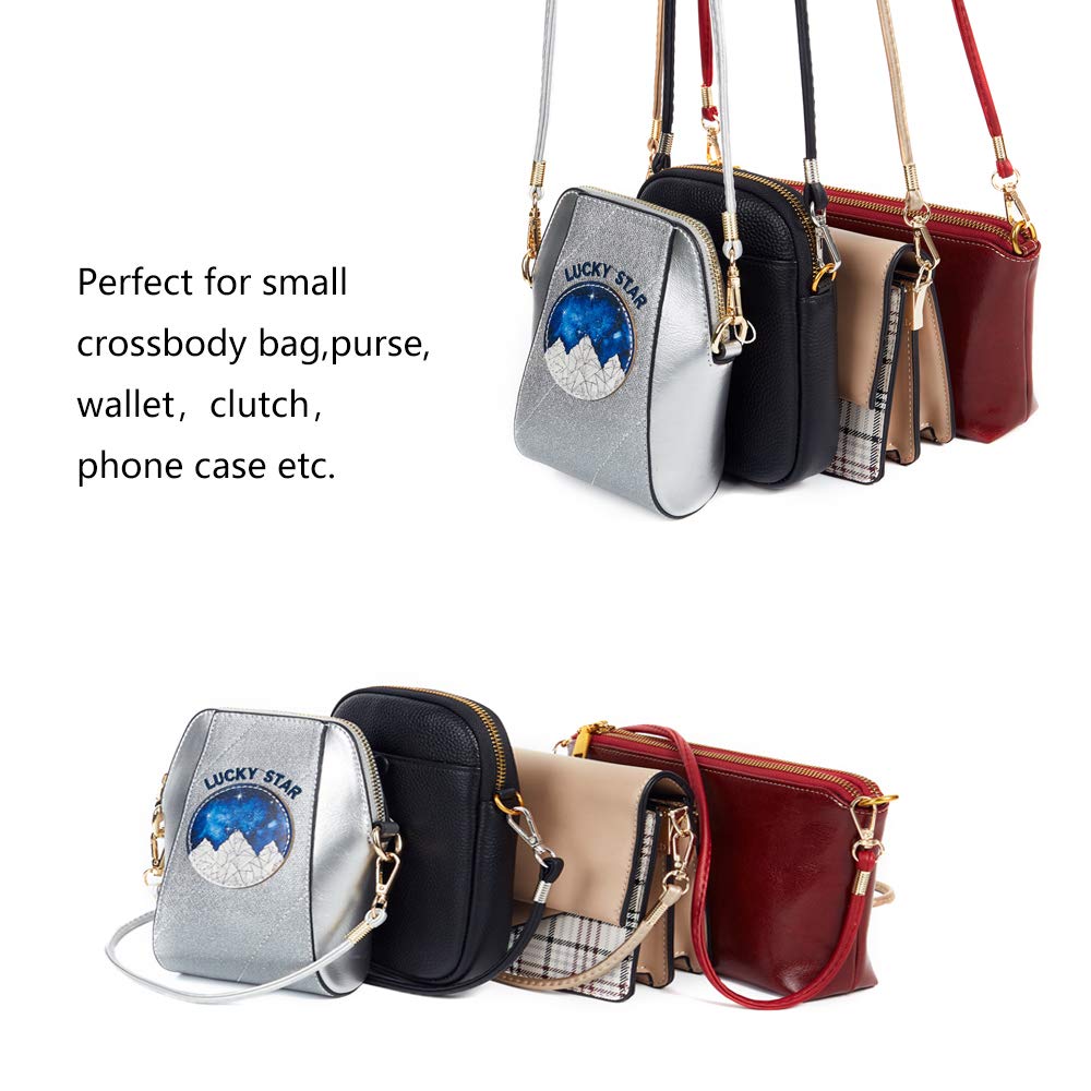 Xiazw Thin Soft PU Leather Crossbody Replacement Chain 