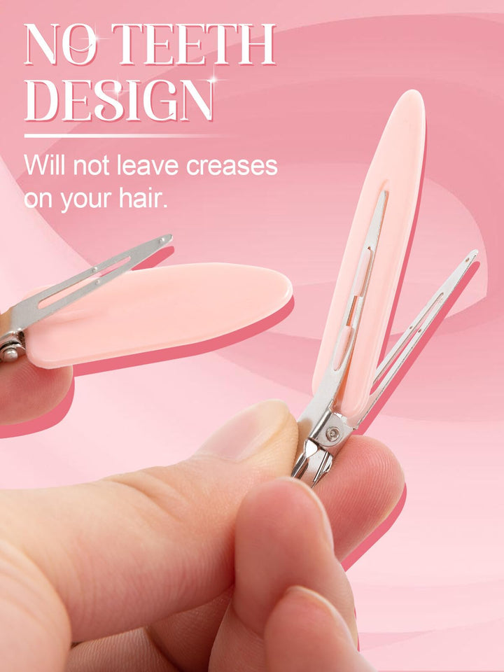 Madholly 8 pieces No Bend Hair Clips, Curl Pin Clips, N