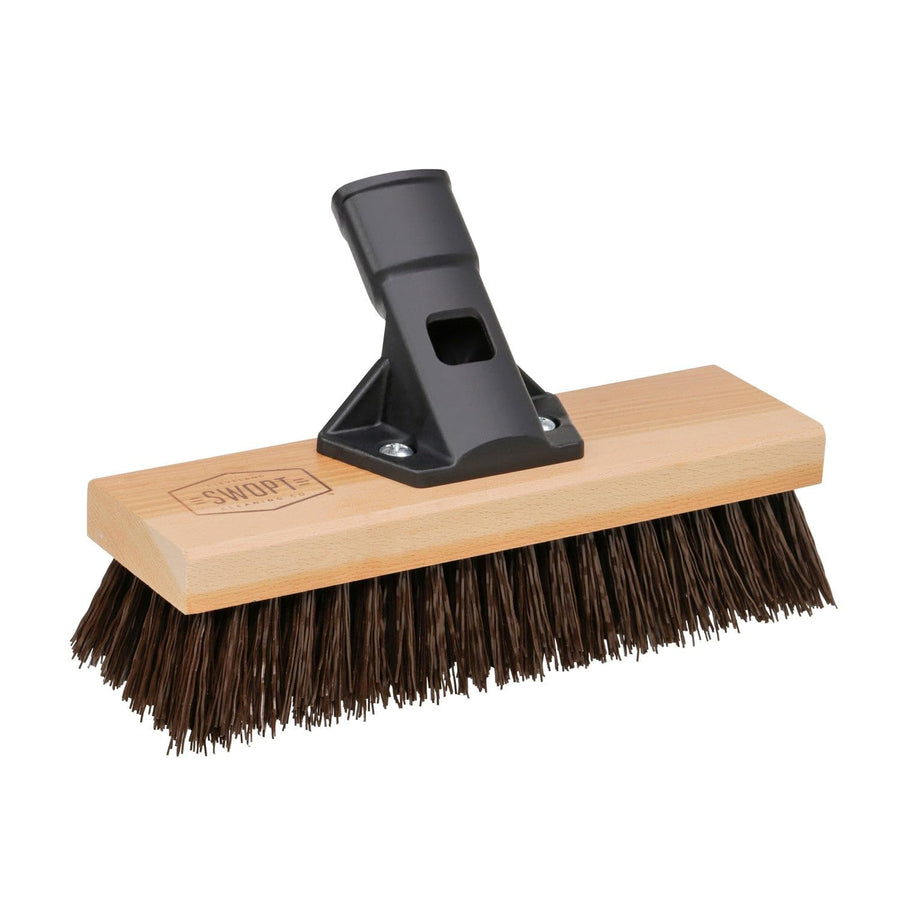 SWOPT 10” Premium Rough Surface Scrub Brush Head — Deck