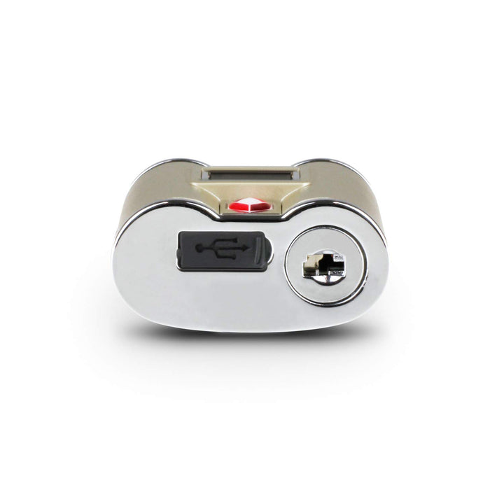 Bio-Key TouchLock TSA Approved All Weather Keyless Bio-Lock with Fingerprint Recognition - Touchscreen (ATLTSAF), Silver