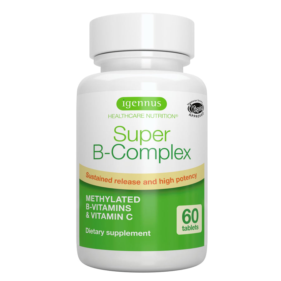 Igennus Super B-Complex Methylated B Vitamins, Sustaine