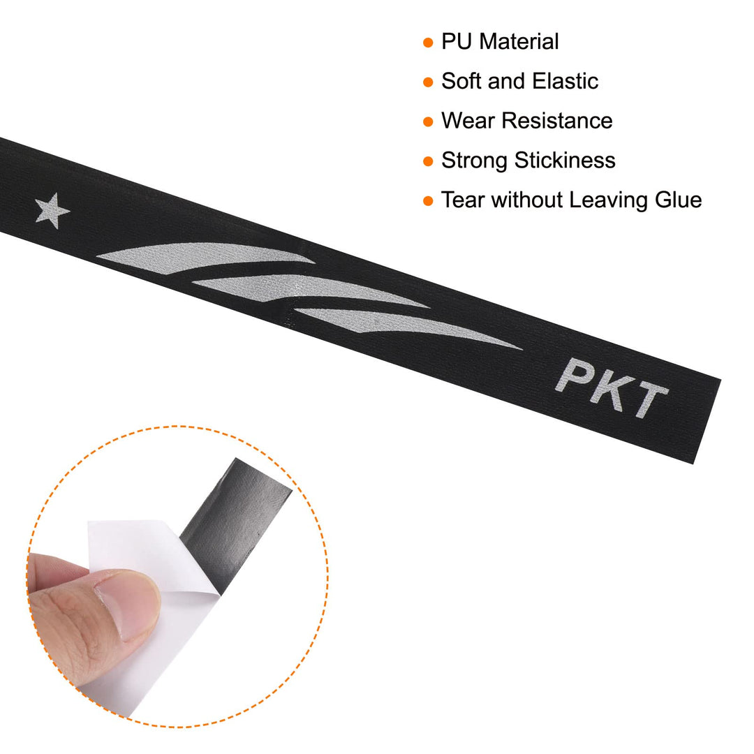 PATIKIL 9.8x0.7 Badminton Racket Head Protector Sticker