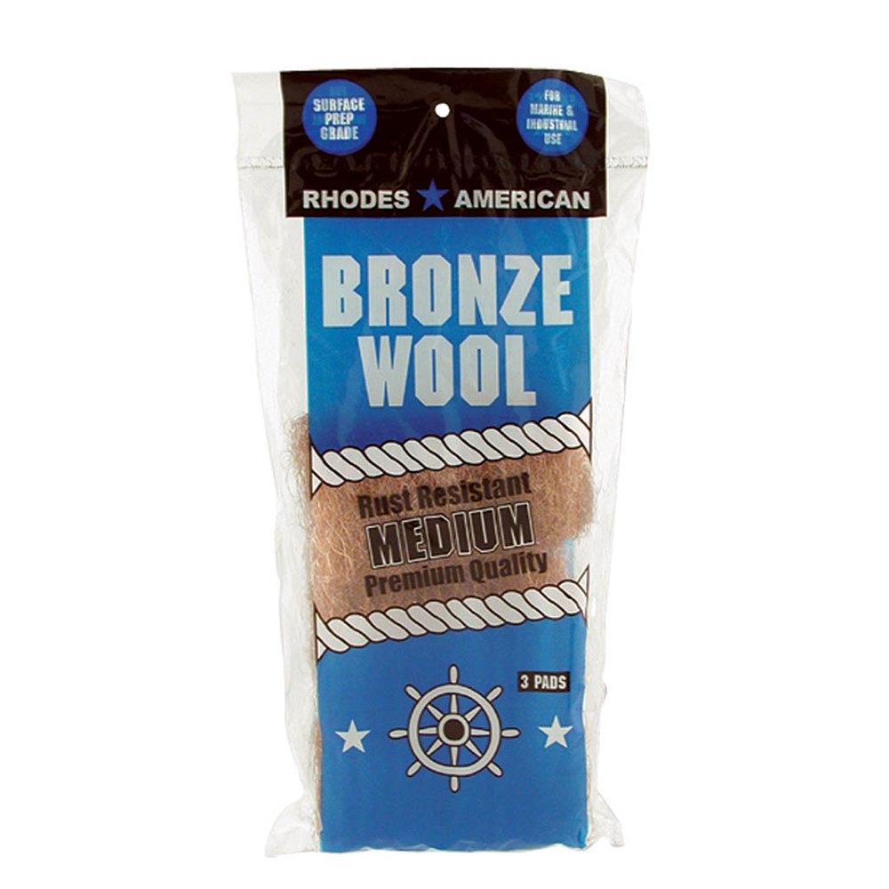 - 33873123019 Medium Grade Bronze Wool, 3 pad