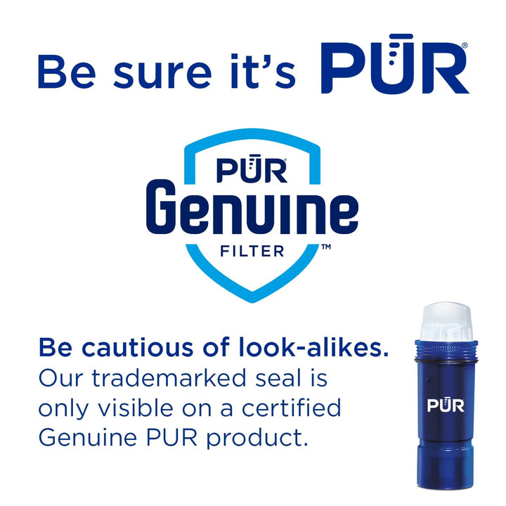 PLUS Water Pitcher Replacement Filter with Lead Reduction (3 Pack), Blue â€“ Compatible with all Pitcher and Dispenser Filtration Systems