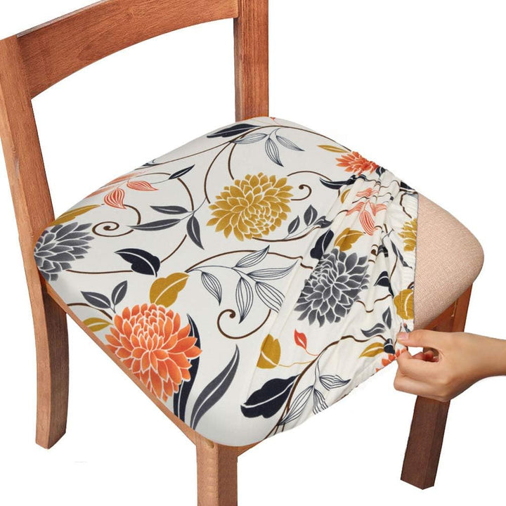 Gute Chair Seat Covers,Stretch Printed Chair Covers wit