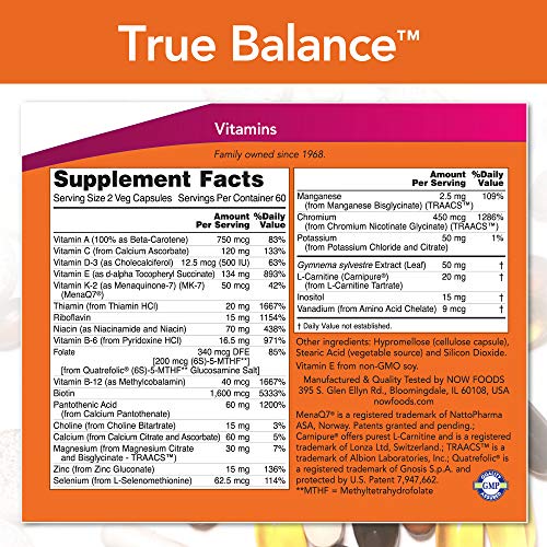 Now Foods: True Balance Multi, 120 caps (2 Pack)