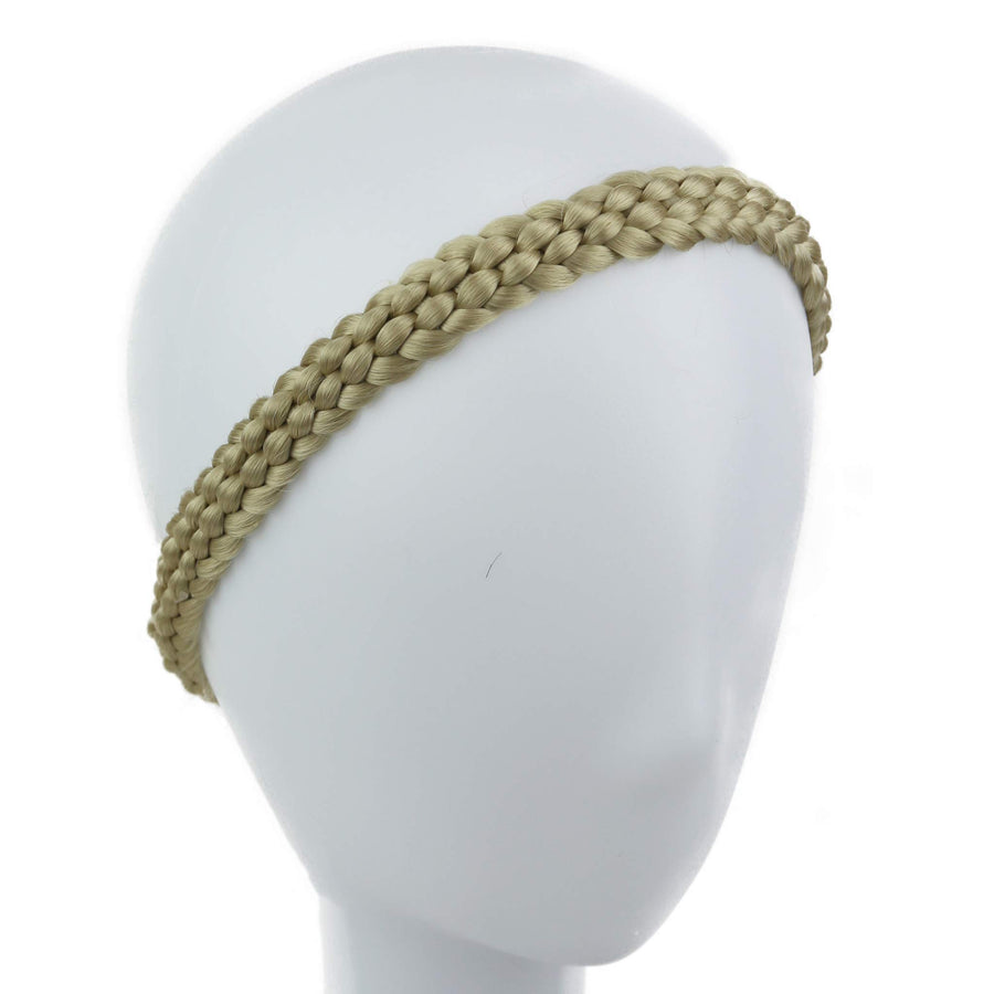 PRETTYSHOP Hairband Plaited Braid Headband Hairpiece Light Blonde HZ10-2