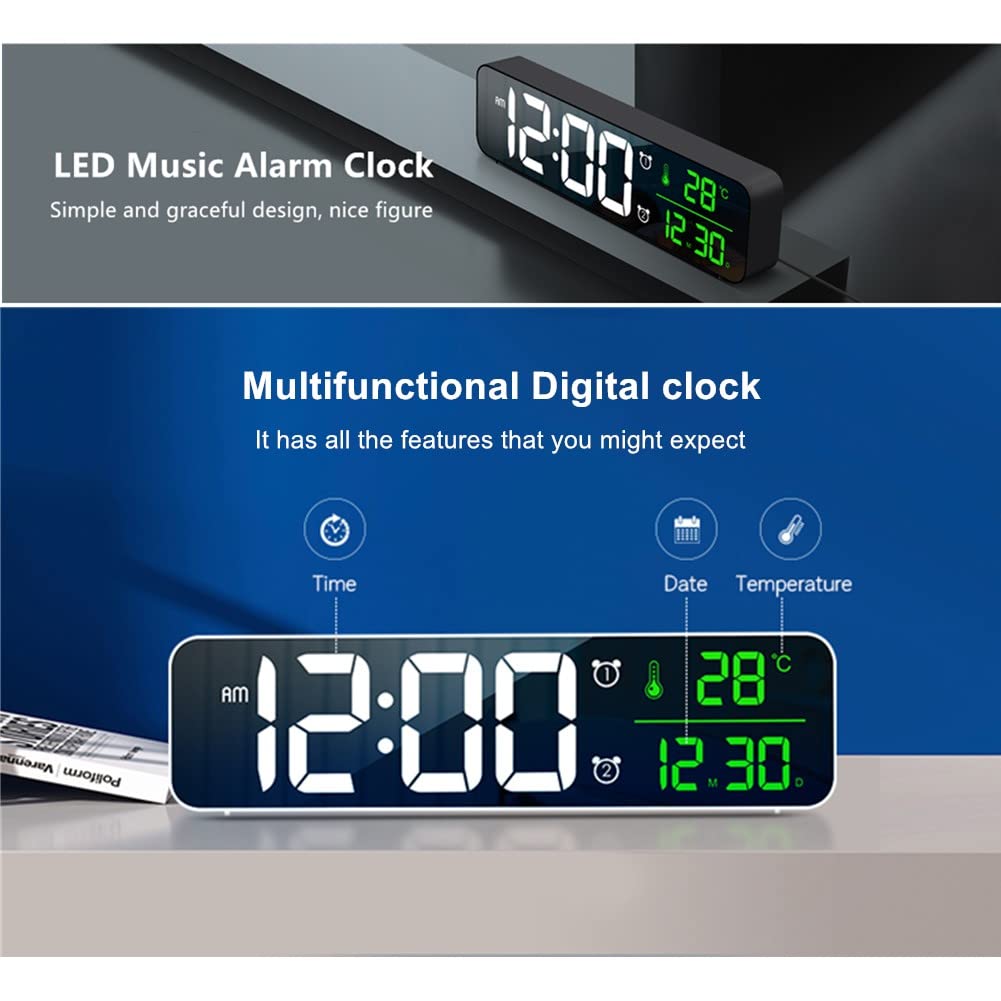 Digital Large Display Alarm Clock for Living Room Offic