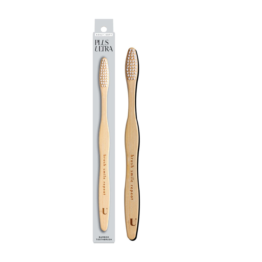 Plus Ultra, Toothbrush Bamboo Brush Smile Repeat, 1 Cou