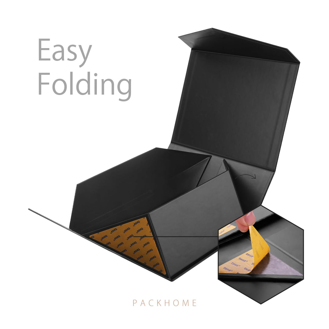 PACKHOME Gift Box 9x6.5x3.8 Inches, Groomsman Box, Rect