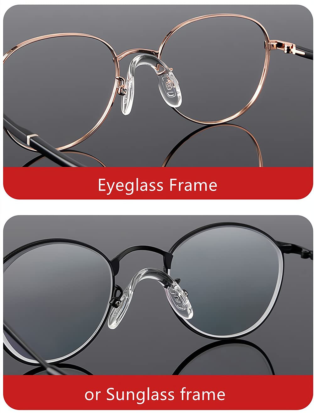 5PCS Eyeglasses Nose Pads,BEHLINE Glasses Bridge Strap/