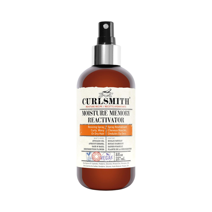 - Moisture Memory Reactivator - Vegan Refresher Leave In Conditioner for Wavy, Curly and Coily Hair (8oz)