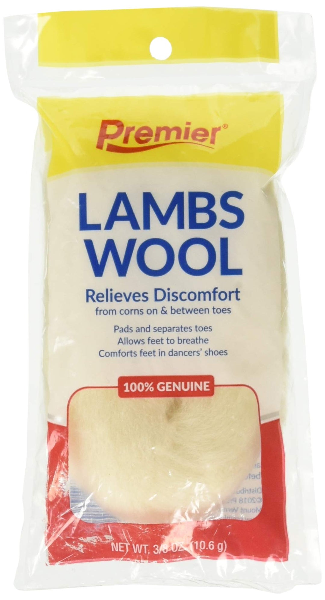 Premier Lambs Wool 3/8 oz