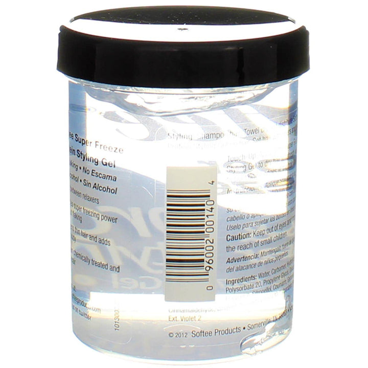 Protein Super Freeze Hair Styling Gel, 8 Ounce