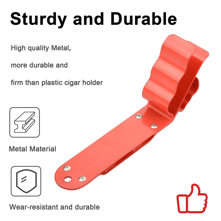iGuerburn Cigar Holder, Magnetic Golf Cigar Clip can Ho