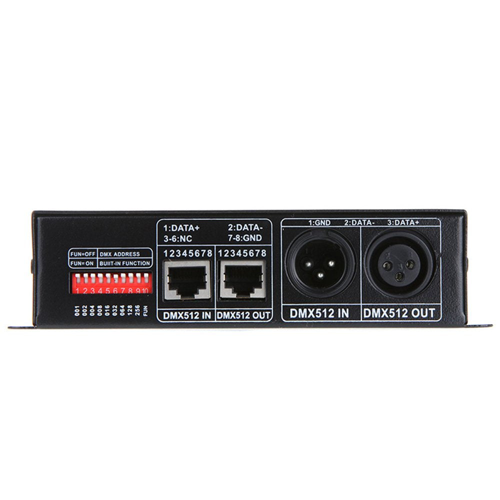 Lixada DC 12V-24V 3 Channel DMX Decorder LED Controller