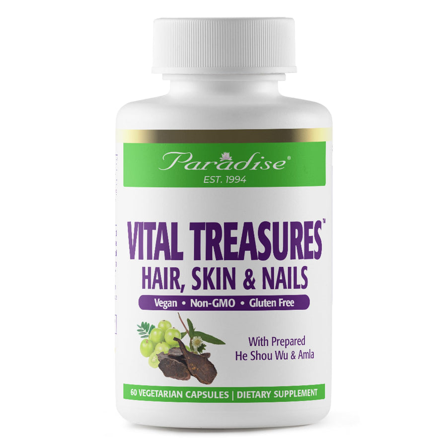 Paradise Herbs Vital Treasures Supplement, Hair Skin &a