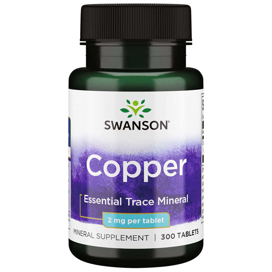 Swanson Copper Mineral Supplement - 2 mg (Copper Chelat