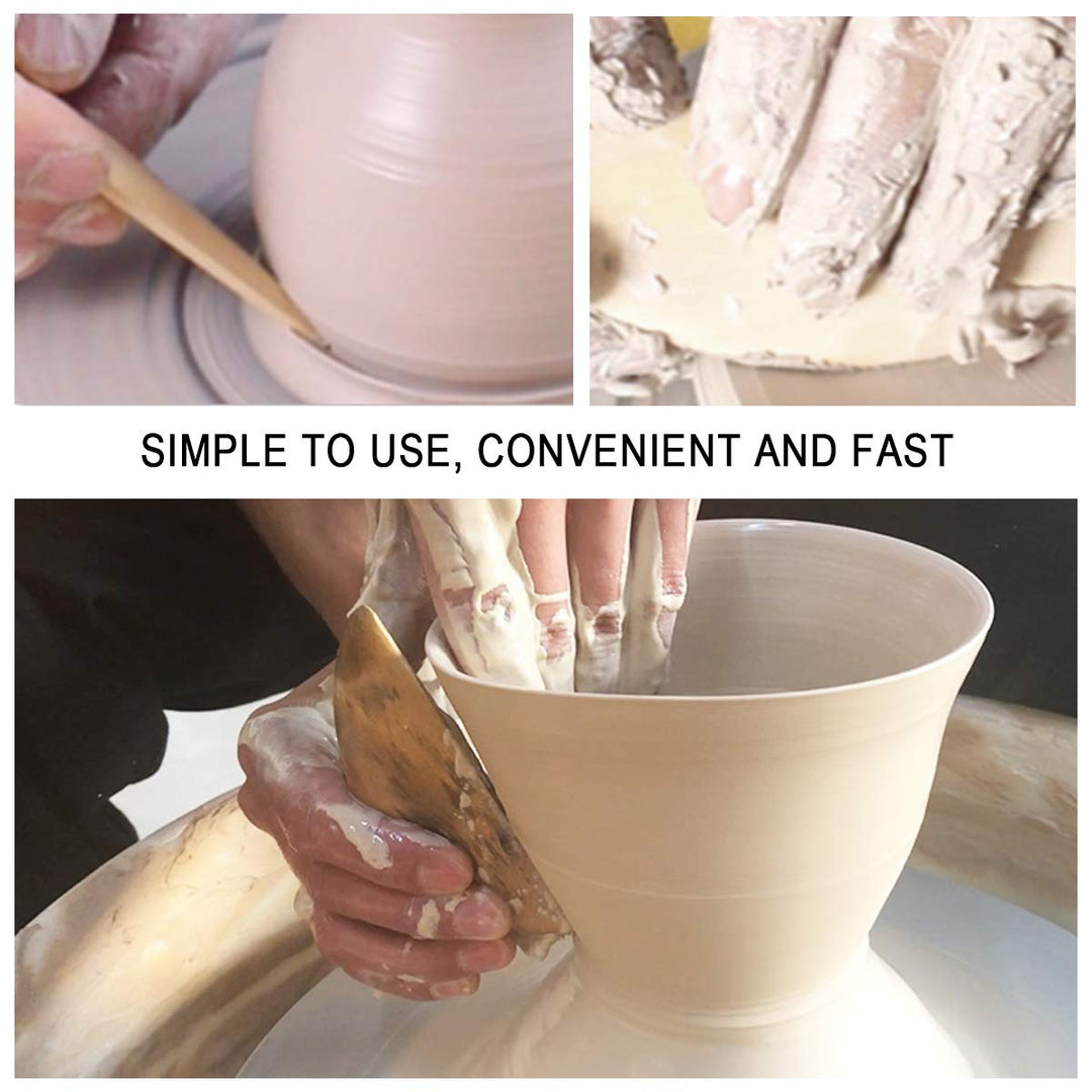 Clay Modeling Tool Set,Potters Rib,15pcs Wooden Clay Modeling Tool Set with Potters Rib Tool Pottery Clay Sculpting Tools Kit for Ceramics Carving Modeling