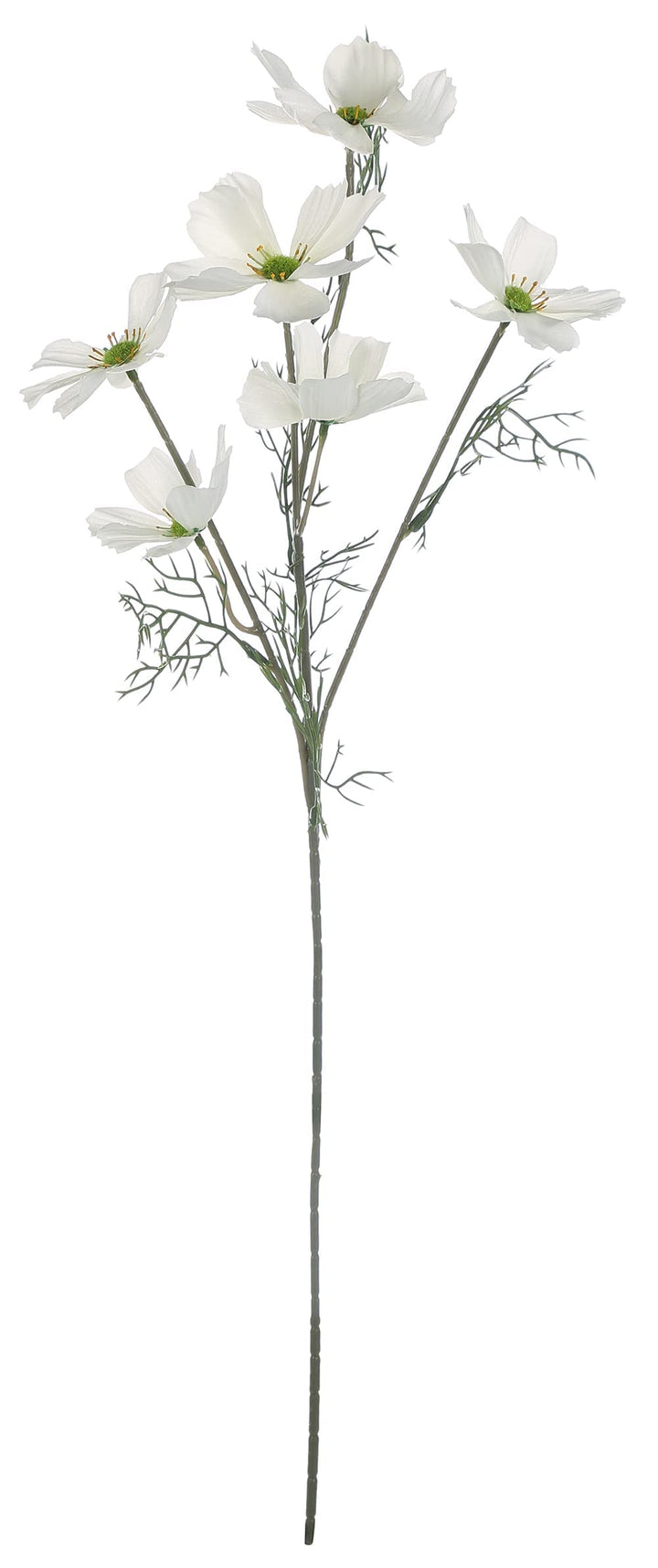 AngelUU Artificial Flower 5PCS Long Stem Fake Coreopsis Silk Calliopsis for Home Wedding Decoration (White)