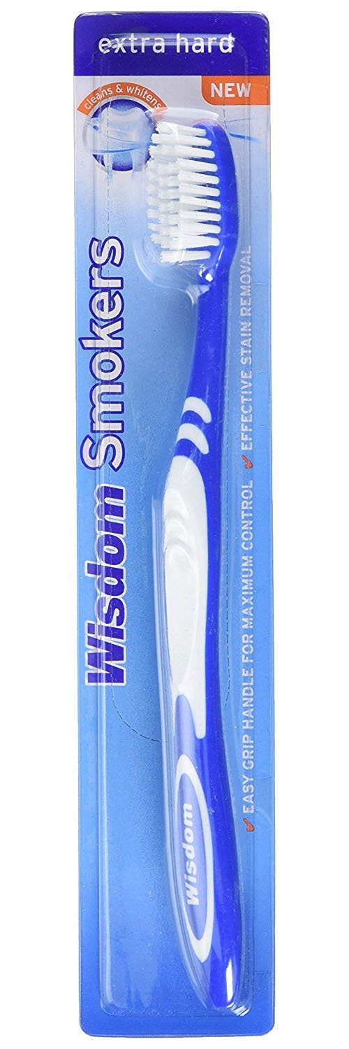 Addis Smokers Extra Hard Tooth Brush (Red)