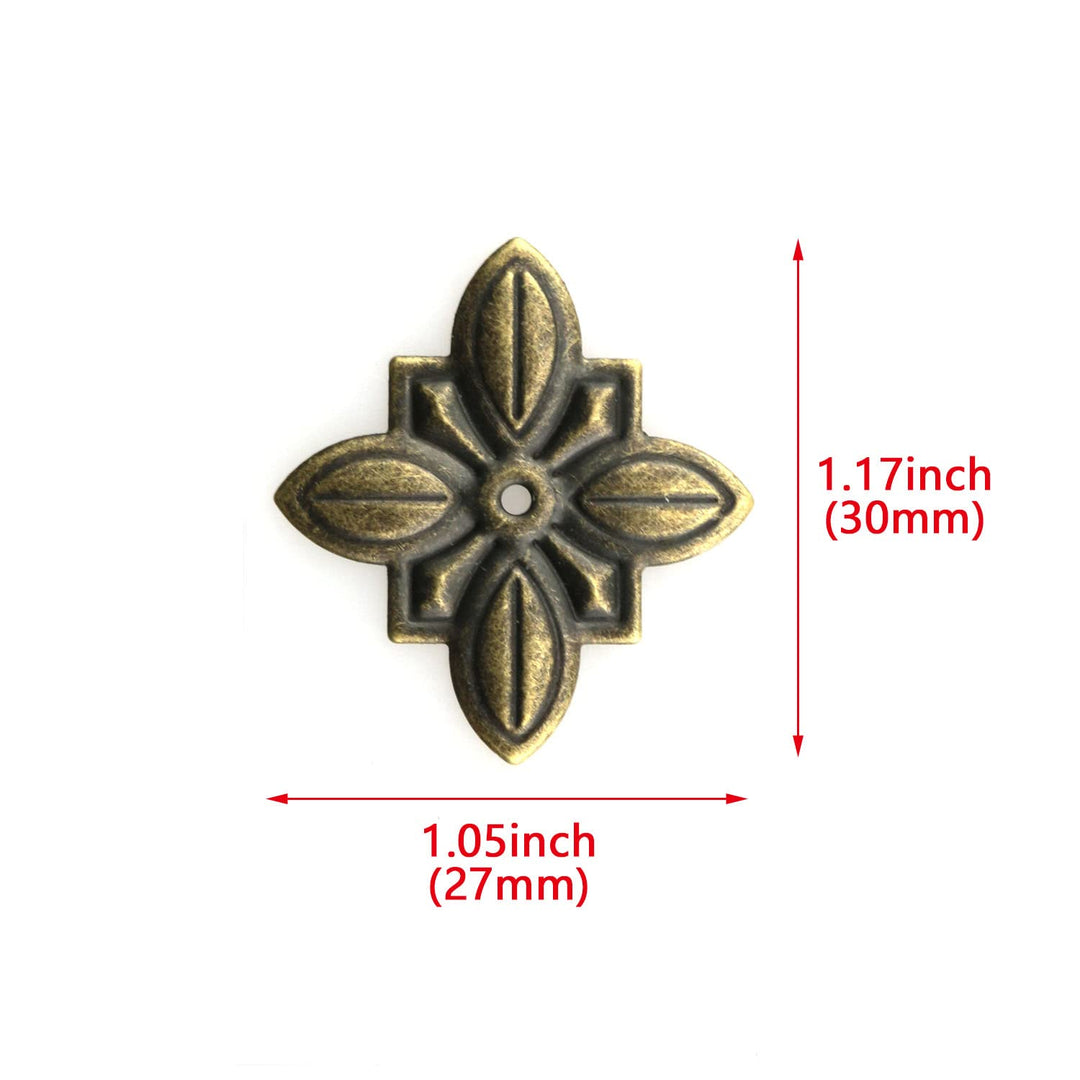Upholstery Nail 20pcs Cross Shape Antique Bronze Furniture Upholstery Nail Tachas Jewelry Gift Case Box Door Sofa Decorative Tack Stud Pushpin