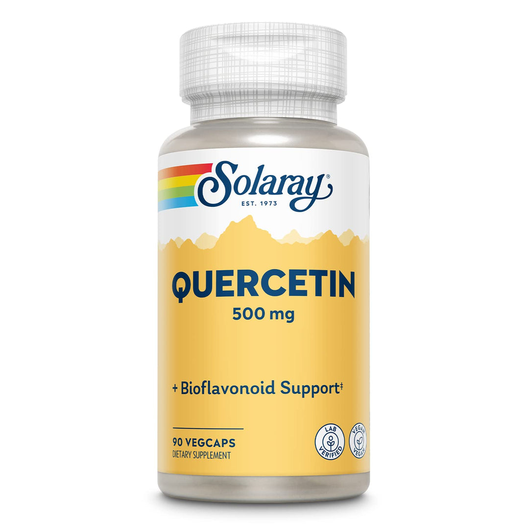 Quercetin 500 mg, Supports Sinus, Respiratory, Immune Function &amp; Normal, Healthy Uric Acid Levels, 90 VegCaps
