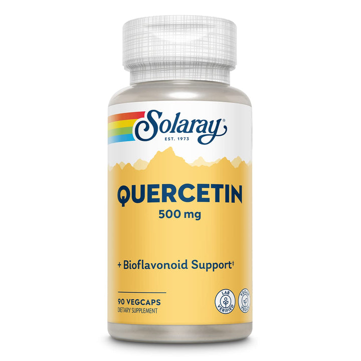 Quercetin 500 mg, Supports Sinus, Respiratory, Immune Function &amp; Normal, Healthy Uric Acid Levels, 90 VegCaps