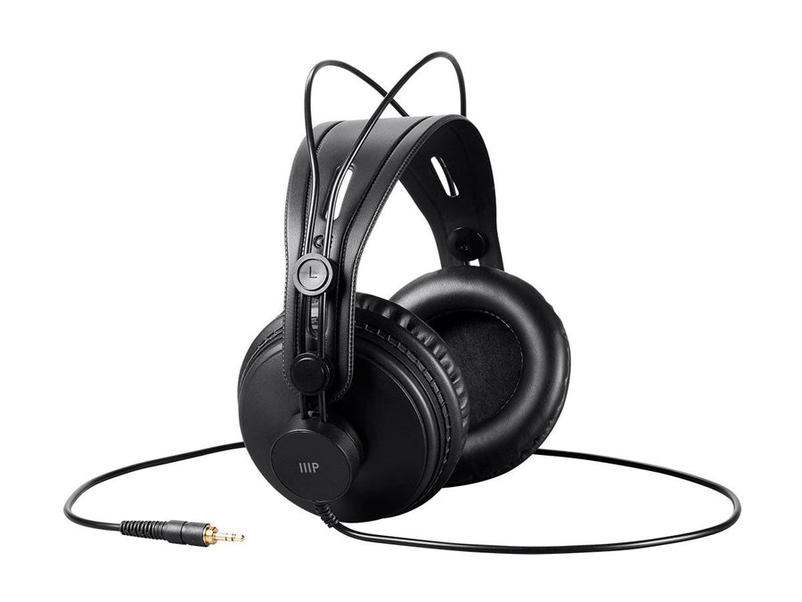 - 116150 Modern Retro Over Ear Headphones with Ultra-Comfortable Ear Pads Perfect for Mobile Devices, HiFi, and Audio/Video Production Black