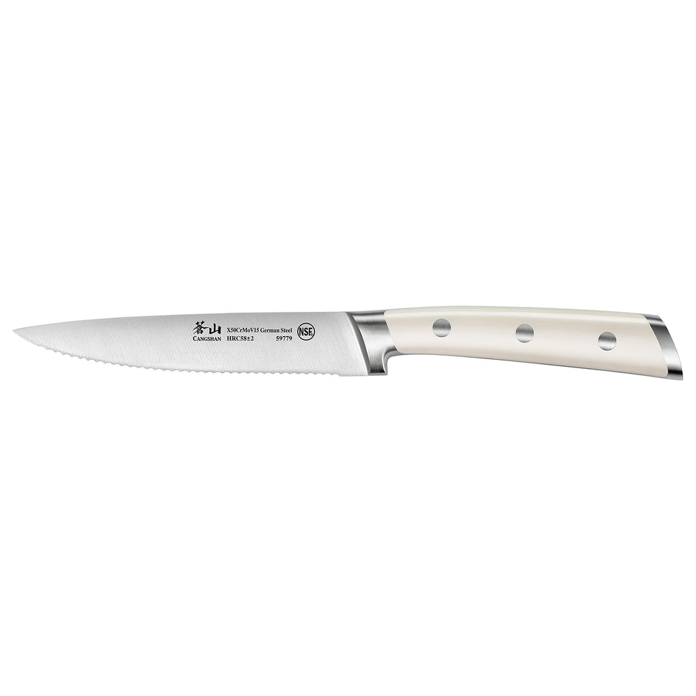 S1 Series 59779 German Steel Forged 5-Inch Serrated Utility Knife
