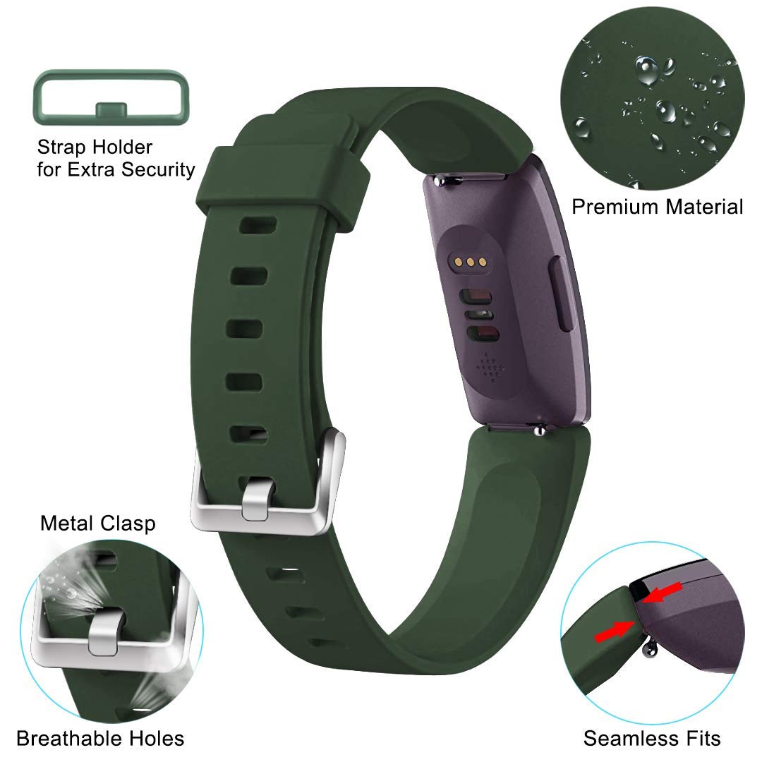 Compatible with Fitbit Inspire 2 Bands for Women Men and Fitbit Inspire 2 Bands Ace 2 Bands for Kids 12 Packs Small