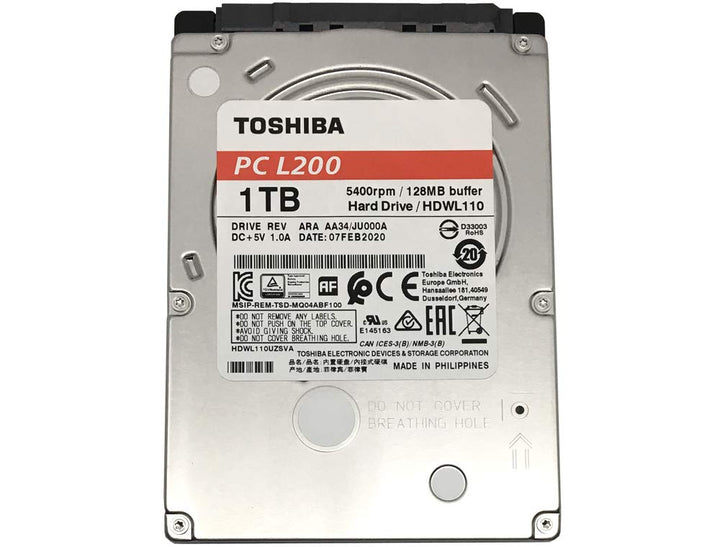 Toshiba 1TB 5400RPM 128MB Cache SATA 6Gb/s (7mm) 2.5in Internal Gaming PS3/PS4 Hard Drive - 3 Year Warranty