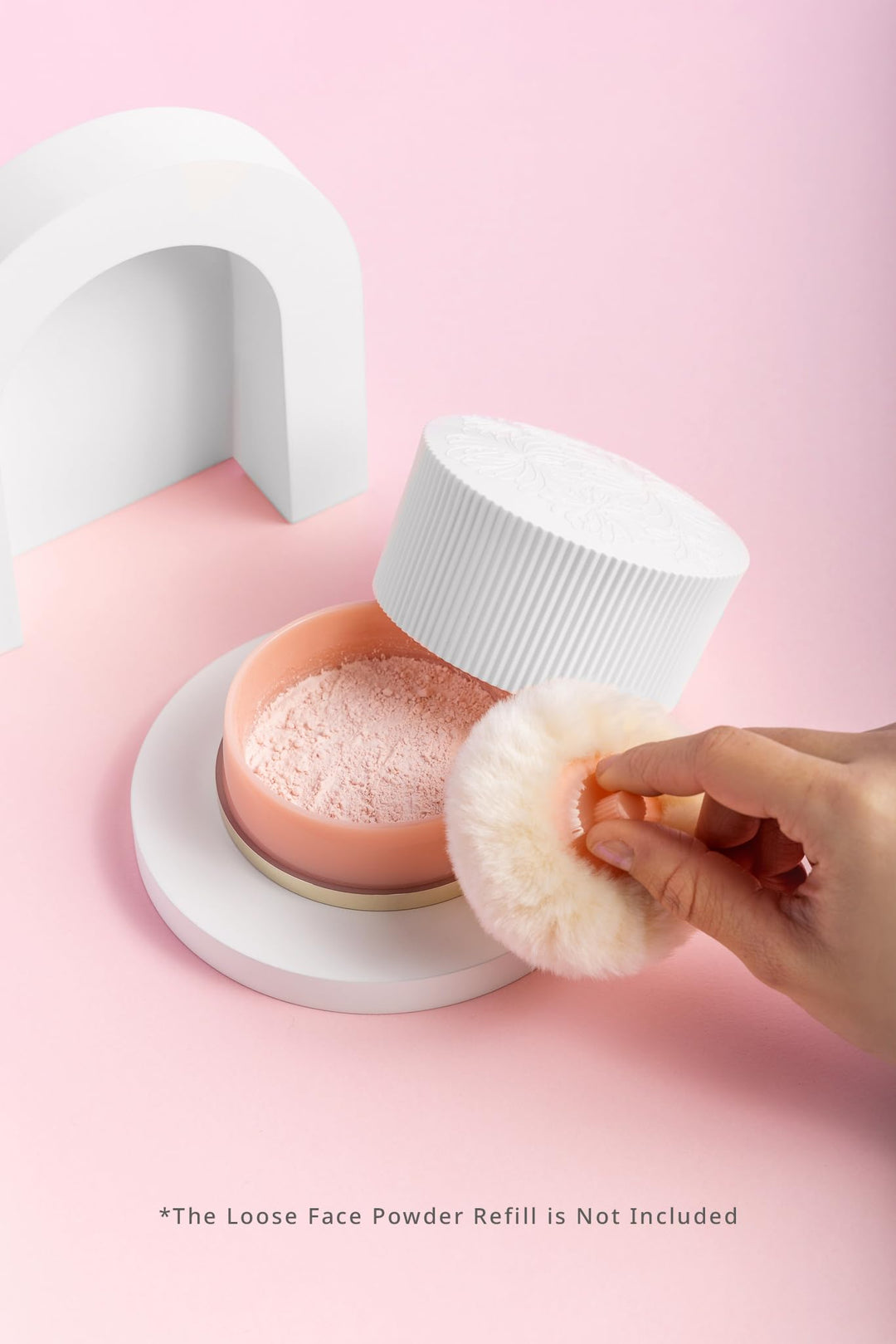 Paul &amp; Joe Loose Face Powder Case + Puff 2 Pcs