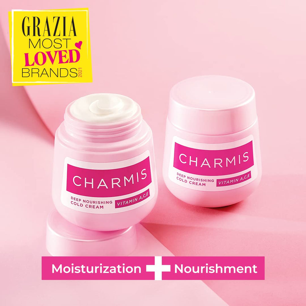 Deep Nourishing Cold Cream with Vitamin C, A and E, 200ml, for Glowing and Moisturized Skin, for All Skin Types