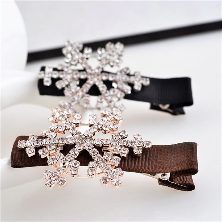 Casualfashion 9Pcs Women Girls Headwear Bling Rhinestone Crystal Hair Clip Alligator Duckbill Barrette Hairpin Hair Beak Concorde Clip Slide Assorted Patterns (Silver Tone)