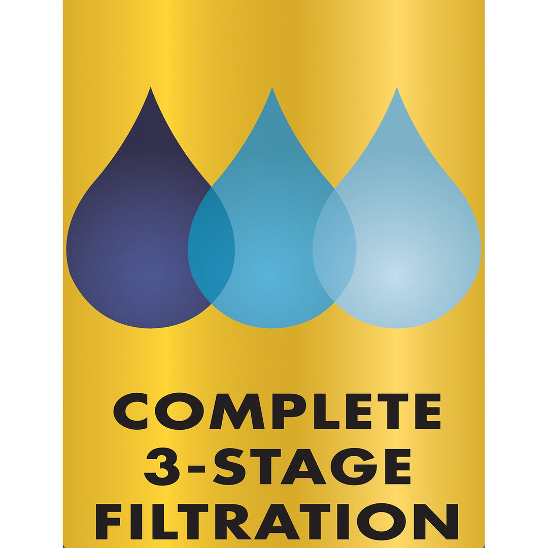 Aqua-Tech EZ-Change Replacement Filter Cartridges for Clear Aquarium Water, 5-15 Power Filters, Blue, EZ Change # 1 - 6 Count (Pack of 1)