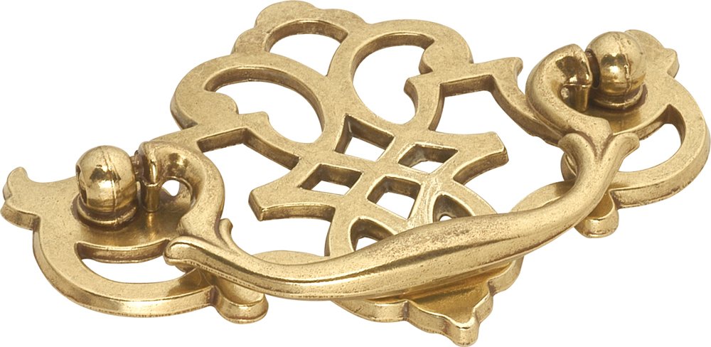 1 Pack Solid Core Kitchen Cabinet Pulls, Luxury Cabinet Handles, Hardware for Doors &amp; Dresser Drawers, 3 Inch Hole Center, Lancaster Hand Polished, Manor House Collection