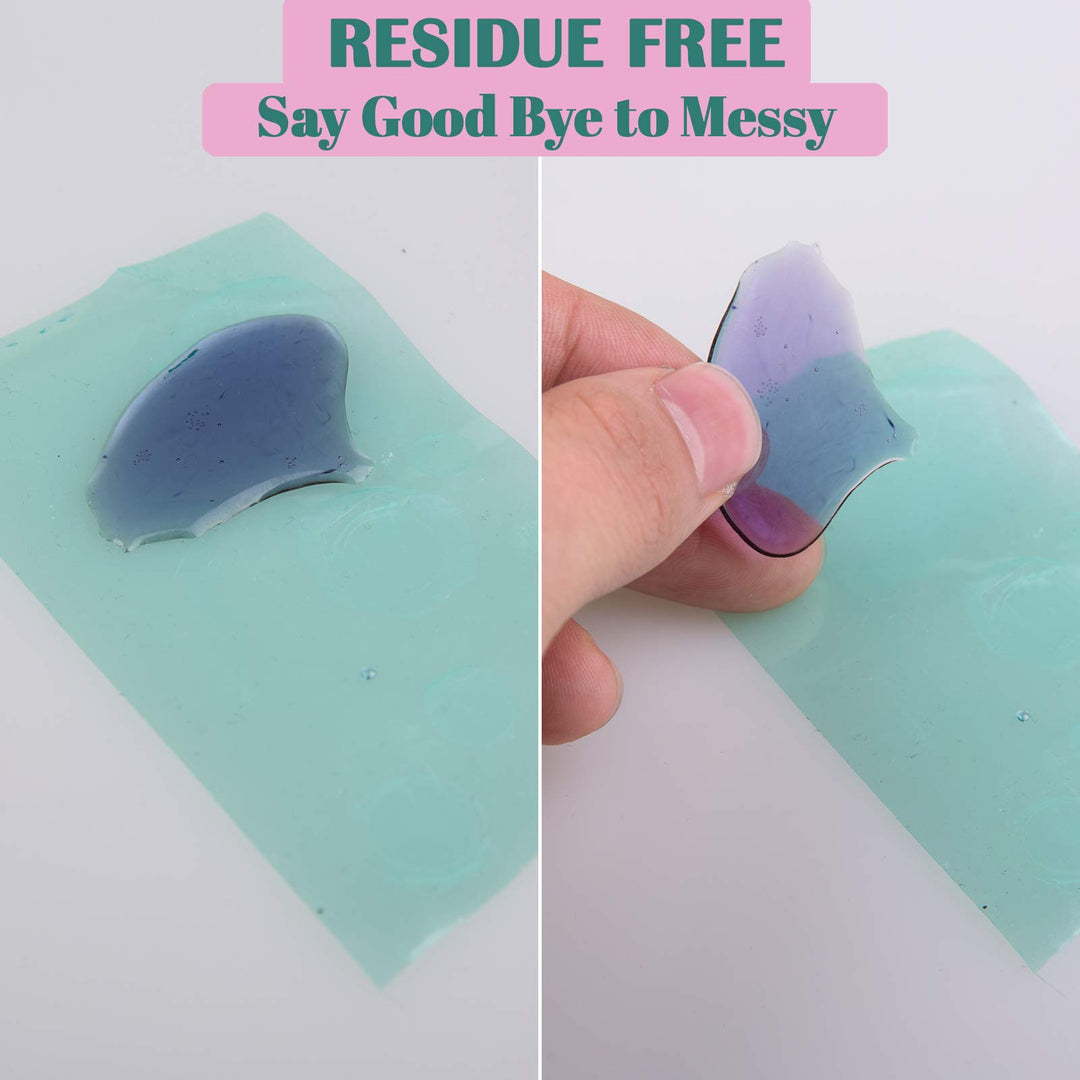 Resin Tape for Epoxy Resin Molding, Silicone Adhesive Tape, 2 inch Wide 164 Feet Long Traceless Craft Tape for Making River Tables Hollow Frame Bezels Epoxy Resin Craft Pendant