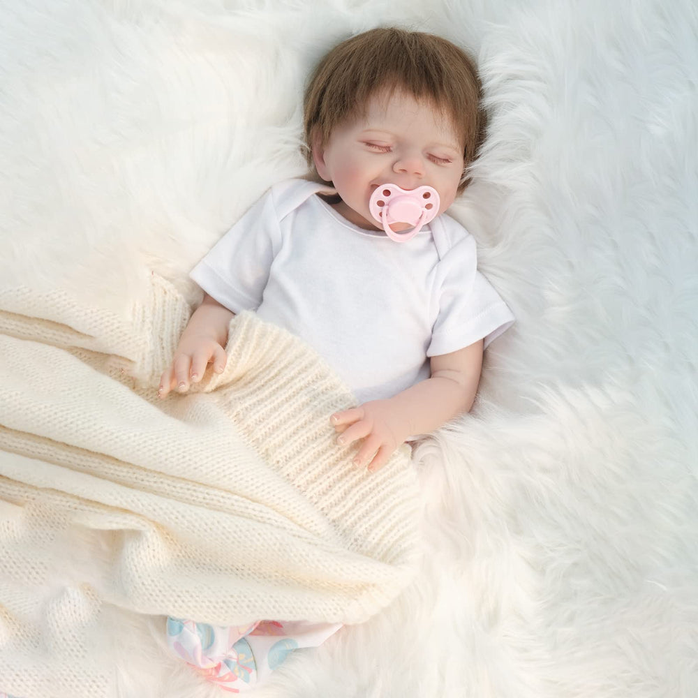 Zlgkjk Reborn Sleeping Baby Dolls Girl, Realistic Newbo