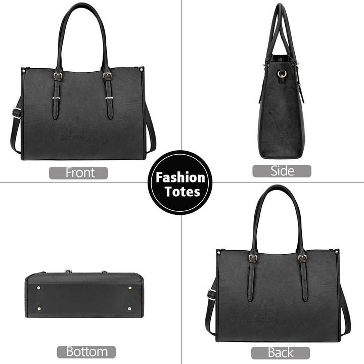 Laptop Bag 15.6 Inch Waterproof Lightweight Leather Lap