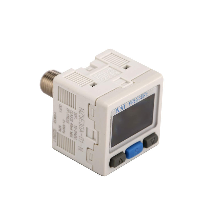 Digital Pressure Switch Controller for Water Pump Air Compressor Digital Hydraulic Pressure Gauge Red Green Two Color Display (NZSE30A-01-N)