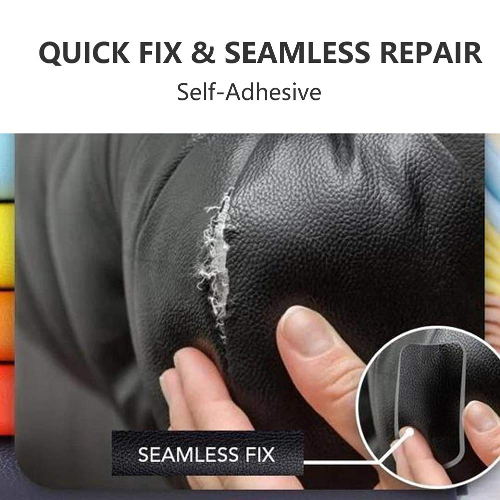 Upgraded Leather Repair Patch 4 x 50 Inches, Self-Adhes
