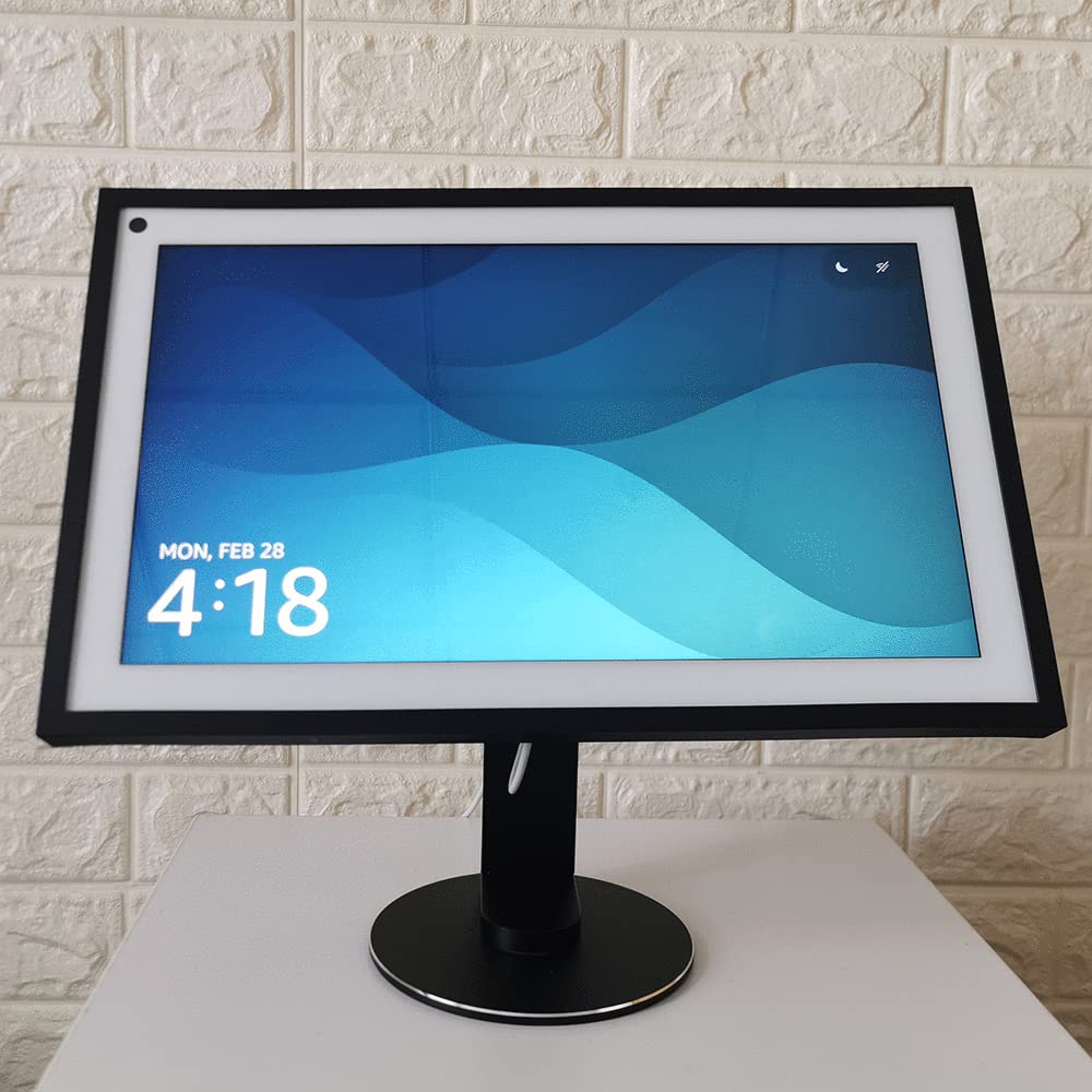 ATOPKUWAR Stand for Echo Show 15, Tilt and Swivel Stand for The Echo Show 15 Black