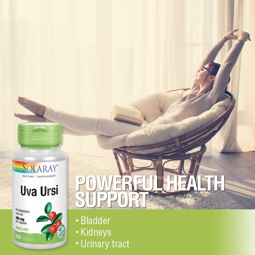 Solaray Uva Ursi Leaf 460 mg | Healthy Bladder, Kidney 