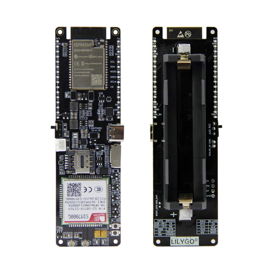 T-SIM7000G ESP32-WROVER-B Solar Charge SIM GPS Antenna CH9102F 16MB 2G/NB TTGO Development Board