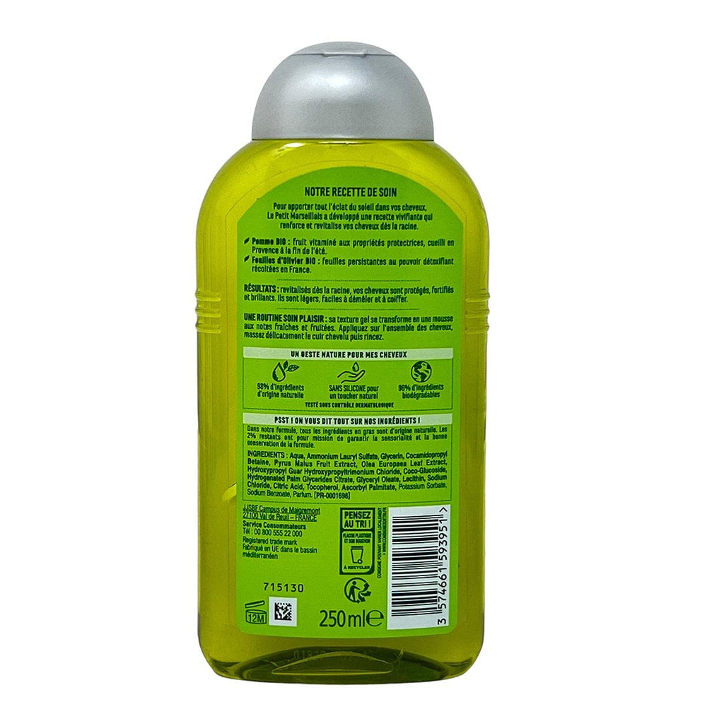 French Shampoo - Apple Extract and Olive Leaf - Normal Hair 8.4 oz
