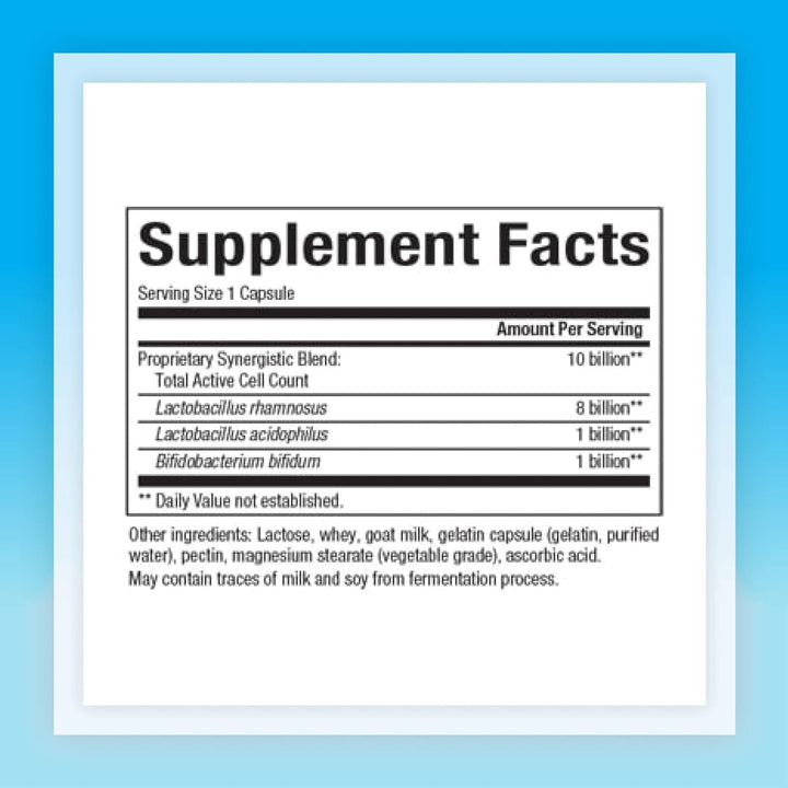, Acidophilus &amp; Bifidus Double Strength, Probiotic and Prebiotic Formula, 90 Capsules