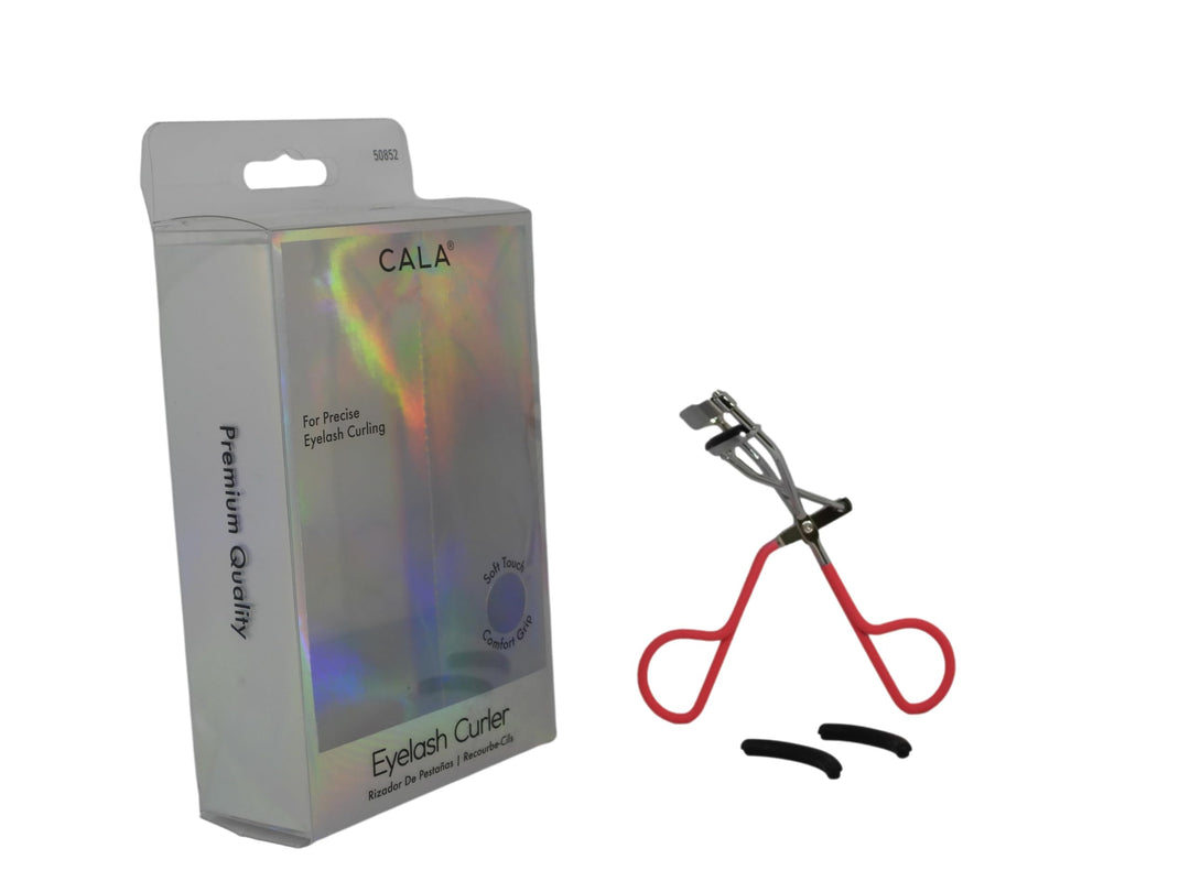 Soft touch coral eyelash curler