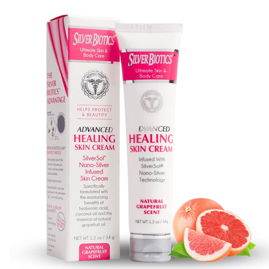, Advanced Healing Skin Cream, Natural Grapefruit Scent, 1.2 oz (34 g)